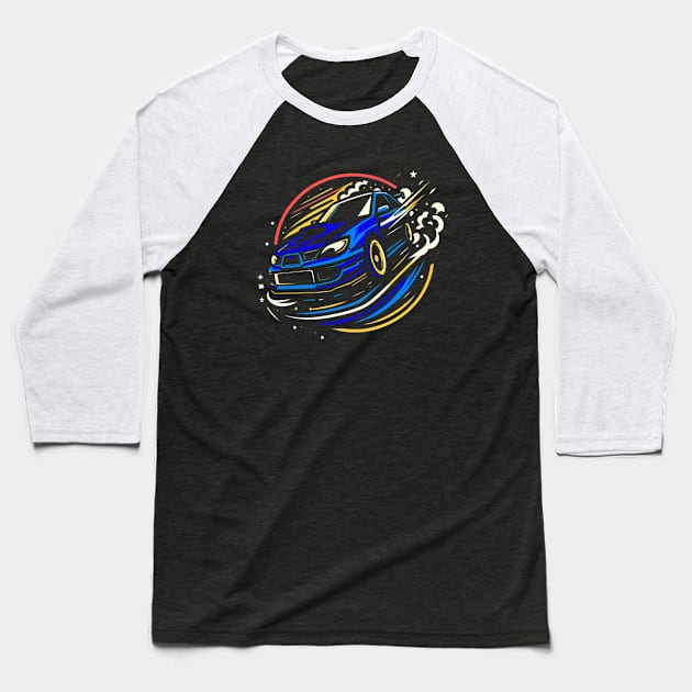 Subaru WRX Blue Baseball T-Shirt by Venomshock